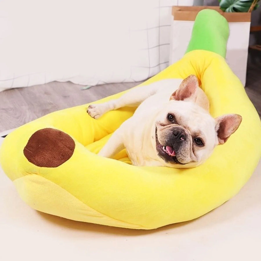 Caminha em Formato de Banana para Cachorros | Macia e Confortável