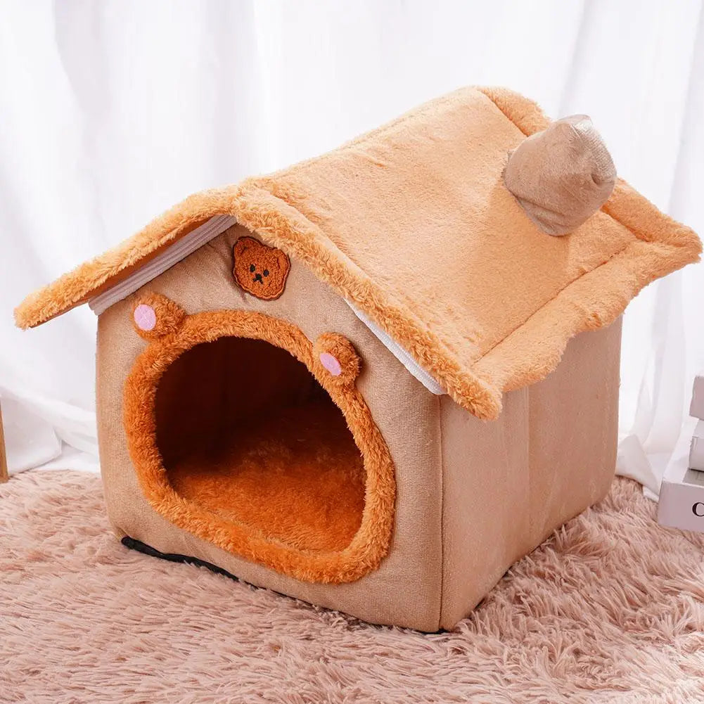 Caminha Estilo Casinha para Cachorros | Quentinha e Confortável