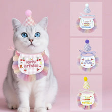 Kit de Aniversário para Cães e Gatos | Chapéu + Bandana Ajustável