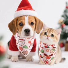 Bandanas de Natal para Cães e Gatos | Kit com 2 Unidades