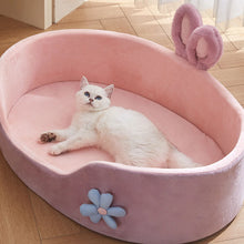 Cama para Cachorros e Gatos | Macia, Lavável e Ideal para Todas as Estações