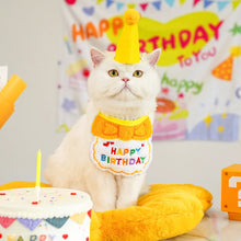 Kit de Aniversário para Cães e Gatos | Chapéu + Bandana Ajustável