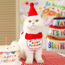 Kit de Aniversário para Cães e Gatos | Chapéu + Bandana Ajustável