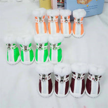 Botinhas para Cães Impermeáveis e Antiderrapantes | Proteção Contra Frio, Chuva e Sujeira (Kit com 4)