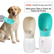 Garrafa Portátil com Bebedouro para Pets (300ml) | Praticidade em Passeios e Viagens