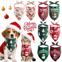 Bandanas de Natal para Cães e Gatos | Kit com 2 Unidades