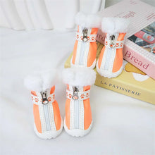 Botinhas para Cães Impermeáveis e Antiderrapantes | Proteção Contra Frio, Chuva e Sujeira (Kit com 4)