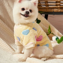Roupa de Inverno para Pets | Colete Macio com Estampa de Coração